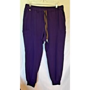 Figs Men Tansen Jogger Cuff Scrubs 5 Pocket Purple Size L / S Nurse Lab Tech Vet